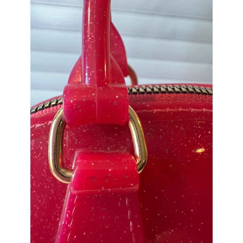 Sparkle Cate Jelly‎ Purse Pink Glitter Mini Handbag Carrying Kind